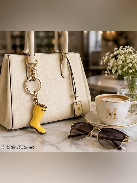 henri bendel Accessories - Henri Bendel Rain Boot Vintage Keychain Bag-Charm